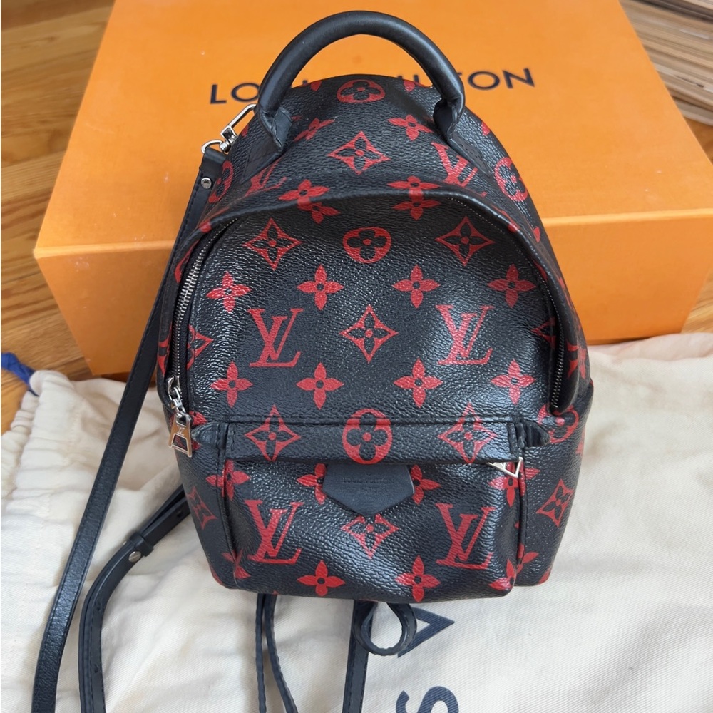 Louis Vuitton Palm Springs mini infrarouge monogram